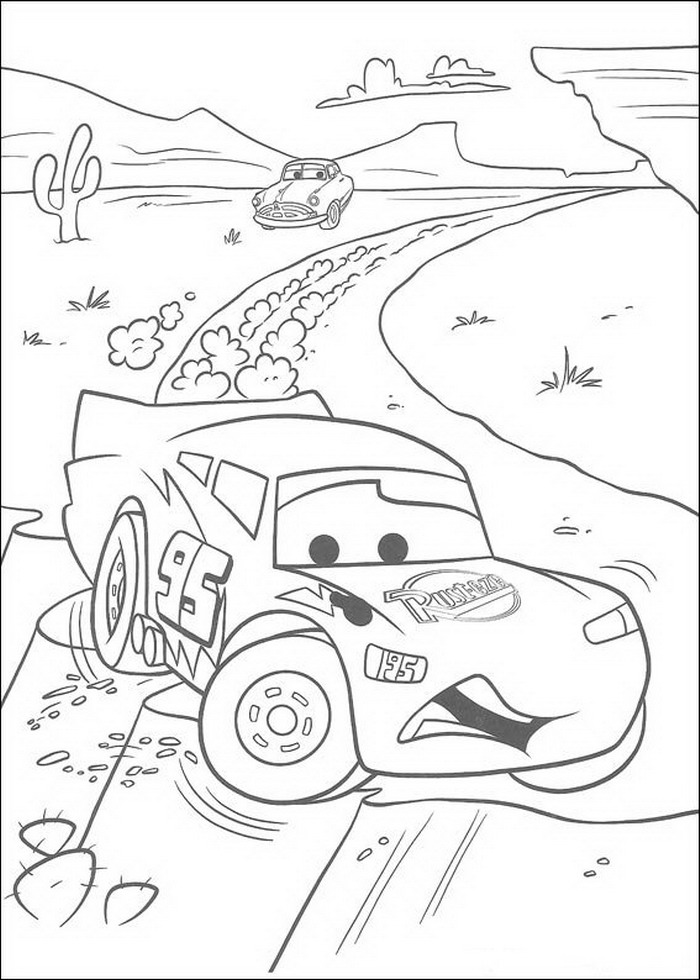Kids-n-fun.com | Coloring page Cars (Pixar) Cars (Pixar)